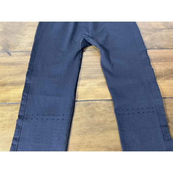 GYMSHARK Energy Seamless Leggings Womens Size Small Black High Rise - Picture 6 of 11